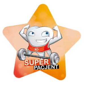 Dzielny Pacjent - Tatuaże wodne - Ząbki - 50 szt.
